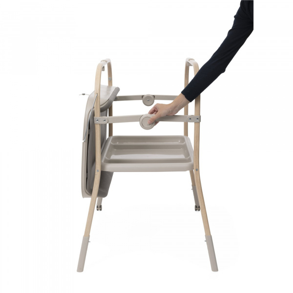 Table à langer soft bubble avec baignoire intégrée armonia scandinavian Chicco