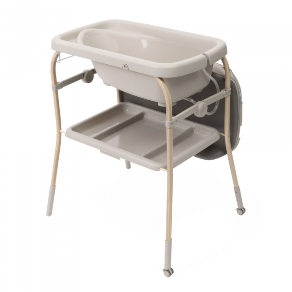 Table à langer soft bubble avec baignoire intégrée armonia scandinavian Chicco