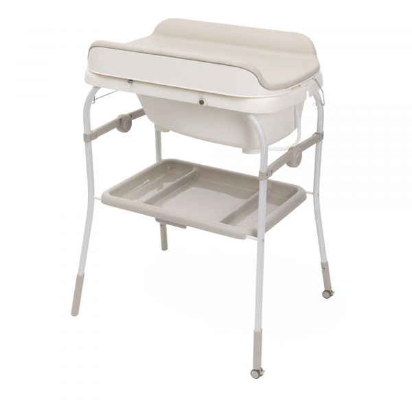 Table à langer soft bubble avec baignoire intégrée armonia motherpearl Chicco