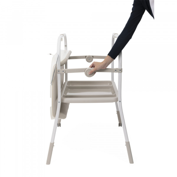 Table à langer soft bubble avec baignoire intégrée armonia motherpearl Chicco