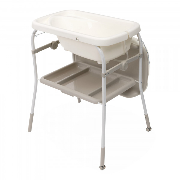 Table à langer soft bubble avec baignoire intégrée armonia motherpearl Chicco
