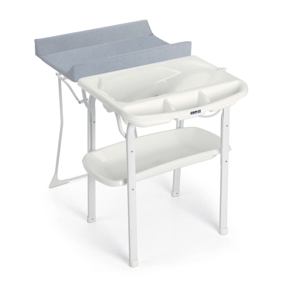 Table à langer avec baignoire aqua spa gris de Cam sur allobébé