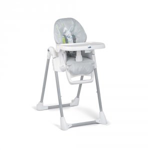 Chaise haute bébé pappananna lapin gris