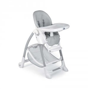 Chaise haute bébé gusto grise