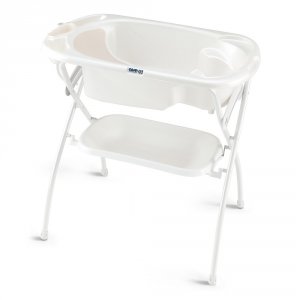 Baignoire bébé avec support bagno blanc