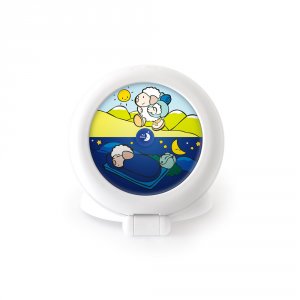 Indicateur de temps portable globetrotteur kid sleep blanc Pabobo