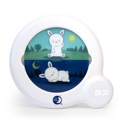 Veilleuse bébé réveil kid sleep essential blanc