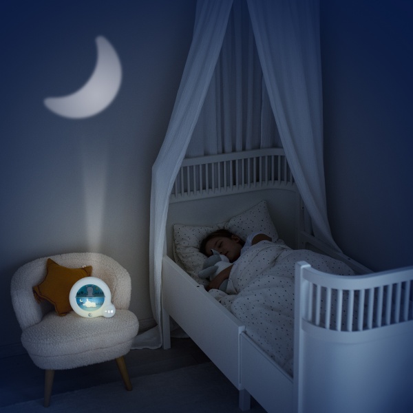 Veilleuse bébé réveil kid sleep essential blanc Pabobo