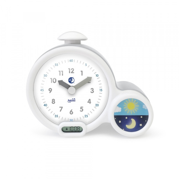 Mon premier réveil kid sleep clock gris de Pabobo sur allobébé