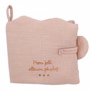 Livre album photos nuage gaze de coton biscuit Bb&co