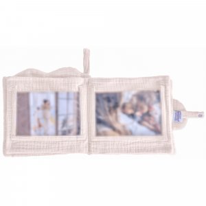 Livre album photos nuage gaze de coton ivoire Bb&co