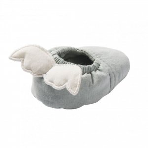 Chaussons ailes d'ange 0-6 mois vert de gris Bb&co