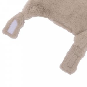 Bonnet ours en fausse fourrure angora - beige 0/6 mois Bb&co