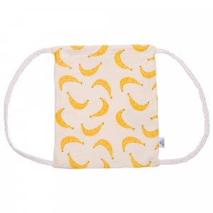 Sac à dos en double gaze bretelles tressées bananes Bb&co