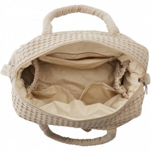 Sac à langer coton gaufré latte Bb&co