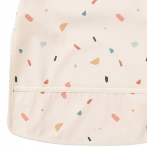 Bavoir intégral en tissu imperméable souple terrazzo (6-24m) Bb&co