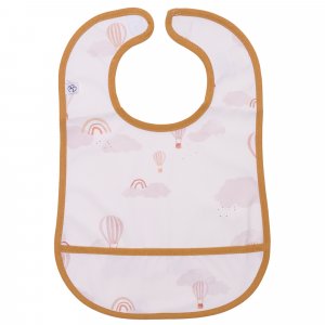 Bavoir en tissu imperméable souple montgolfières Bb&co