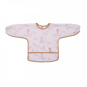 Bavoir tablier col claudine imperméable - montgolfières 6/24 mois Bb&co