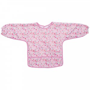 Bavoir tablier col claudine imperméable - liberty 6/24 mois Bb&co