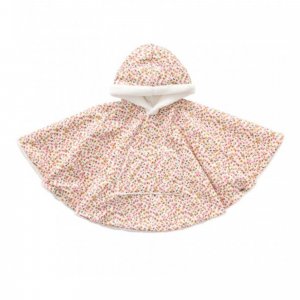 Poncho imperméable avec sherpa 12/24mois léopard blanc Bb&co