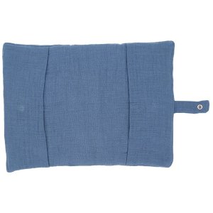 Protège carnet de santé gaze de coton pierre bleue Bb&co