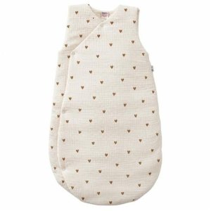Gigoteuse kimono gaz de coton 0-6 mois little cœurs Bb&co