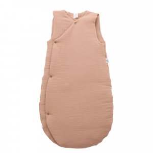 Gigoteuse kimono ouatinée en gaze mocha 6-18 mois Bb&co