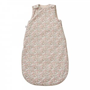 Gigoteuse coton liberty beige / rose afternoon tea 0-6 mois Bb&co