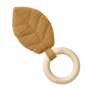 Anneau de dentition feuille noisette Bb&co