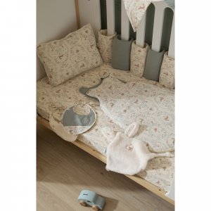 Protège barreaux tour de lit modulable et respirant - jardin enchanté Bb&co