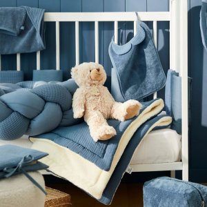 Doudou anneau de dentition pierre bleue Bb&co