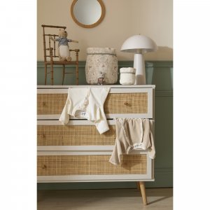 Lot de 2 corbeilles de rangement - jardin enchanté Bb&co