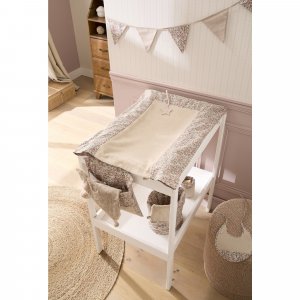Housse de matelas à langer 60 x 80 cm - liberty / beige - afternoon tea Bb&co
