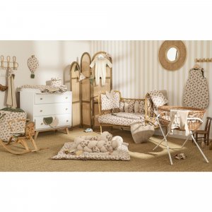 Housse de matelas à langer 60 x 80 cm - secret cottage Bb&co