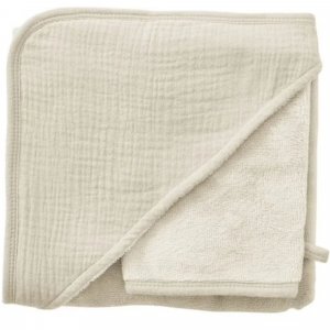 Cape de bain + gant de toilette Bb&co
