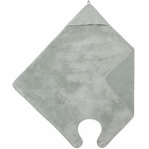 Cape de bain tablier en bambou - vert de gris Bb&co