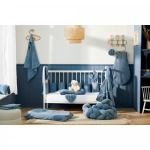 Cape de bain tablier en bambou - pierre bleue Bb&co