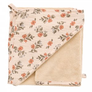 Cape de bain bambou avec gant - secret cottage Bb&co