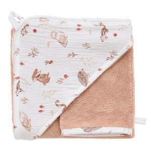 Cape de bain bambou avec gant - cosy forest Bb&co