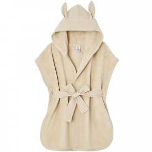 Peignoir éponge 0-2 ans biscuit Bb&co