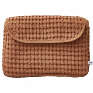 Pochette imperméable coton gaufrée cassonade Bb&co