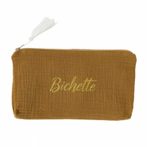Trousse cadeau zippée gaze de coton Bb&co