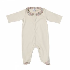 Pyjama hiver en maille bouclette liberty - afternoon tea - 3 mois Bb&co