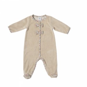 Pyjama hiver en velours liberty - afternoon tea - 12 mois Bb&co