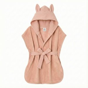 Peignoir bambou et gaze de coton mocha 2/4ans Bb&co