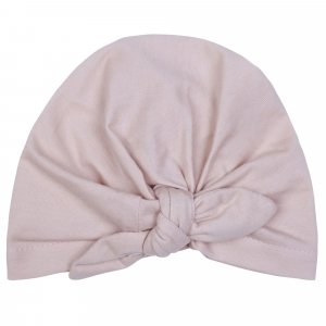 Bonnet naissance forme turban - nude Bb&co
