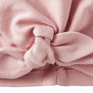 Bonnet naissance forme turban - rose thé Bb&co