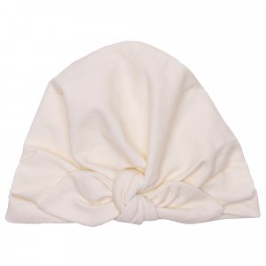 Bonnet naissance forme turban - ivoire Bb&co