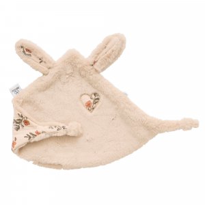 Doudou lapin petit coeur fausse fourrure angora secret cottage Bb&co