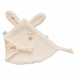 Doudou lapin petit coeur fausse fourrure angora jardin enchanté Bb&co